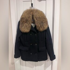 Napapijri Expedition Coat with Fur Trim